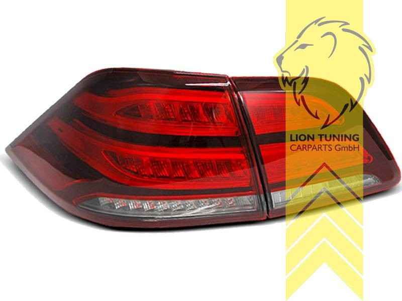 LTG Pair LED Rear Lights Lamps Mercedes W166 ML M-Class 11-15 red LHD