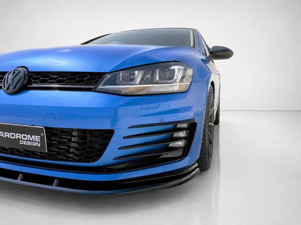 MTD Front Bumper Splitter Golf Mk7 GTI / GTD 13-16 Gloss Black ABS
