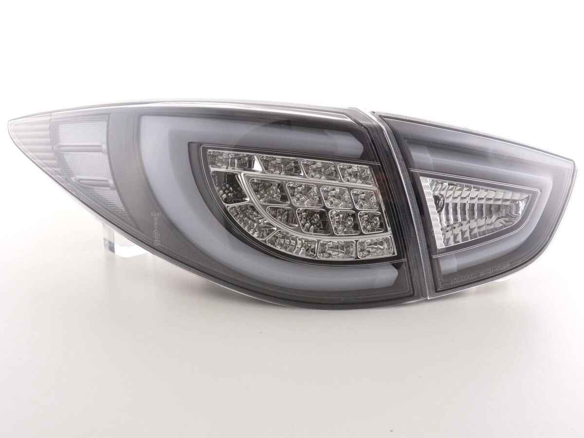 FK Pair ix35 09-15 EL black LED DRL Lightbar Rear Lights Tail Lamps Black LHD