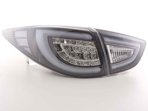 FK Pair ix35 09-15 EL black LED DRL Lightbar Rear Lights Tail Lamps Black LHD