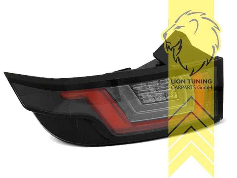 LTG LED Dynam Rear Lights Tail Lamps Range Rover Evoque LV 11-15 black LHD