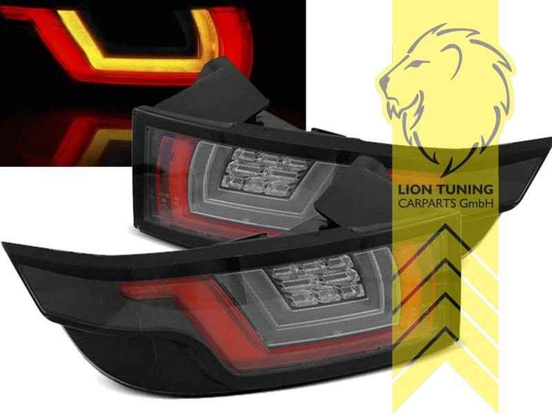 LTG LED Dynam Rear Lights Tail Lamps Range Rover Evoque LV 11-15 black LHD