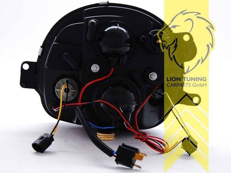 LTG Pair LED DRL Halo Ring Headlights Renault Twingo 1 + FL 98-07 chrome LHD