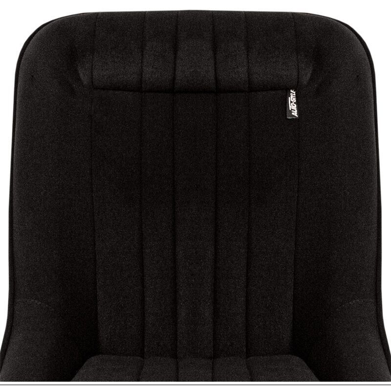 Auto-Style x1 Inidivdual Classic Car Retro Kit Sports Fixed Back Bucket Seat Black Fabric / Textile + slides