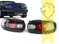 LTG Pair Halogen Rear Lights Tail Lamps Mazda MX5 NA MX-5 Miata 1 MK1 black LHD