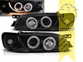 LTG Pair LED DRL Halo Headlights Subaru Impreza GFC 93-00 LHD EXPORT ONLY