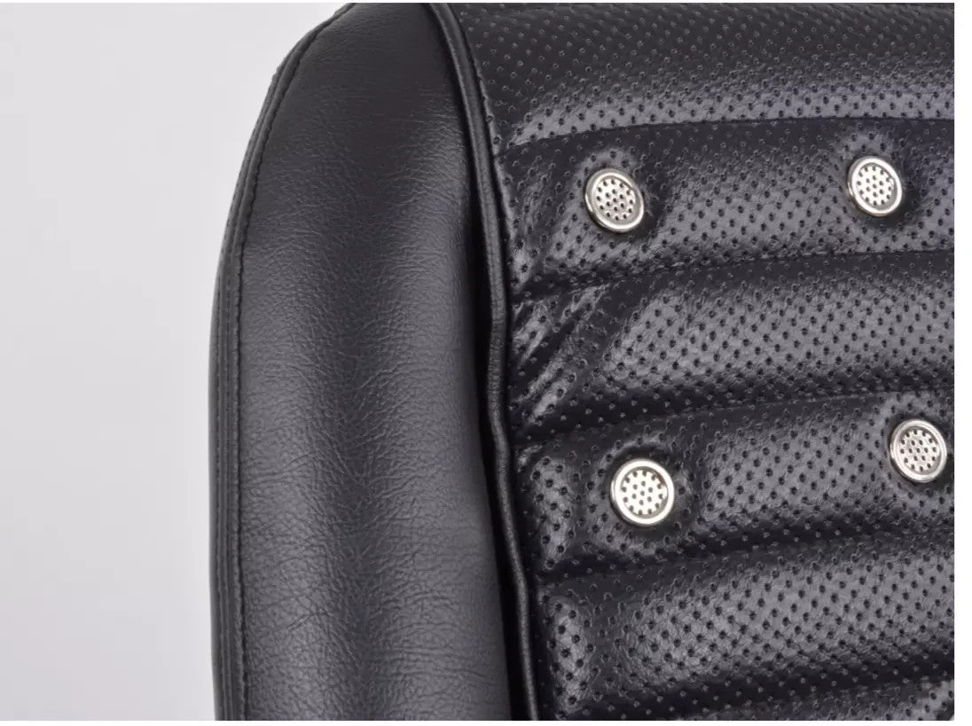 FKA Pair Bucket Seats Headrests Studded Classic Car Retro Kit Speedster Vintage