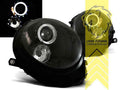 LTG Pair LED DRL Halo Ring Headlights Mini Cooper R56 R57 + FL 06-14 LHD