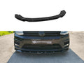 Motordrome Front Bumper Splitter Spoiler V2 VW Caddy Mk4 15-21 Glossy Black