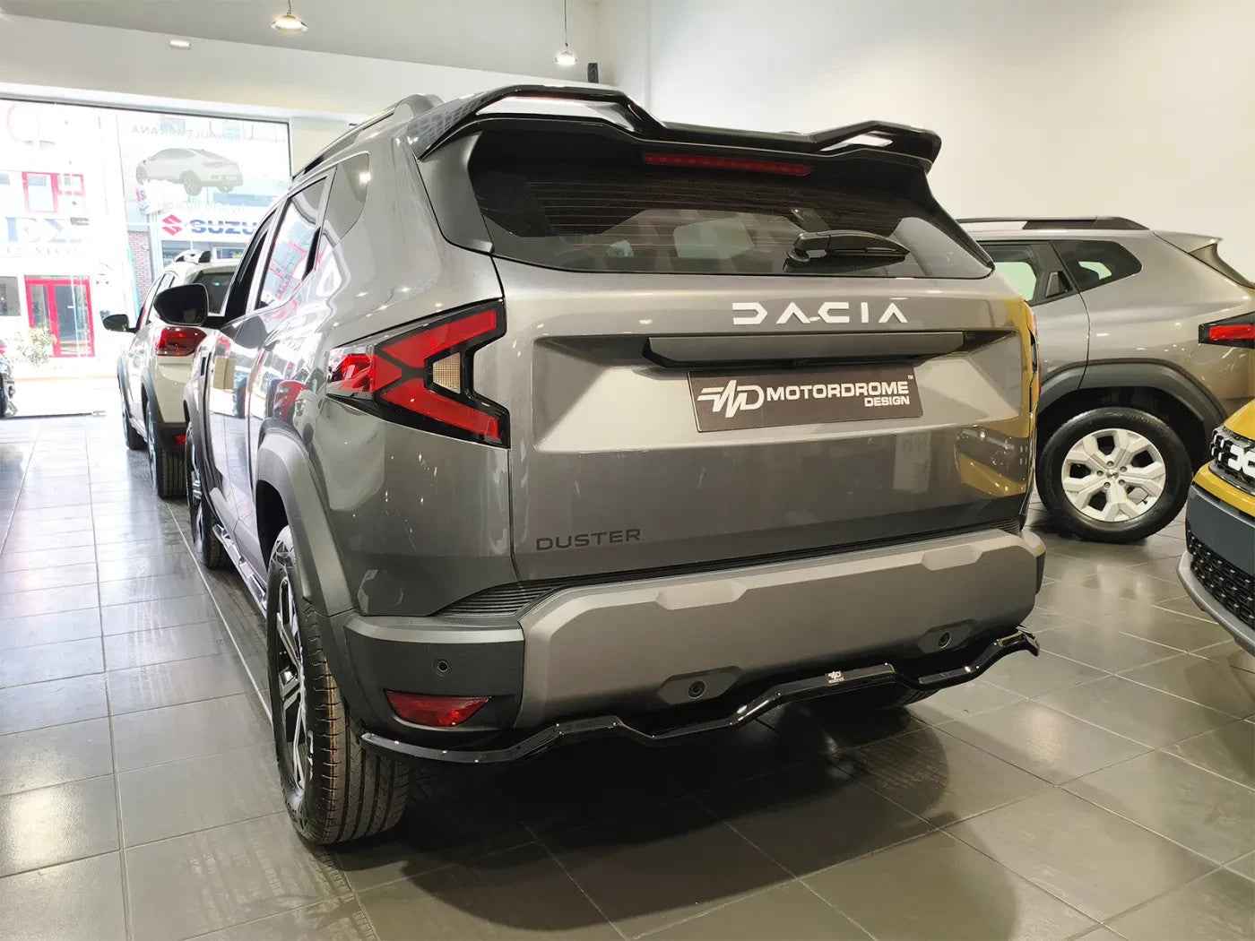 MTD Rear Bumper Splitter Diffuser Dacia Duster 3 Mk3 Gloss Black