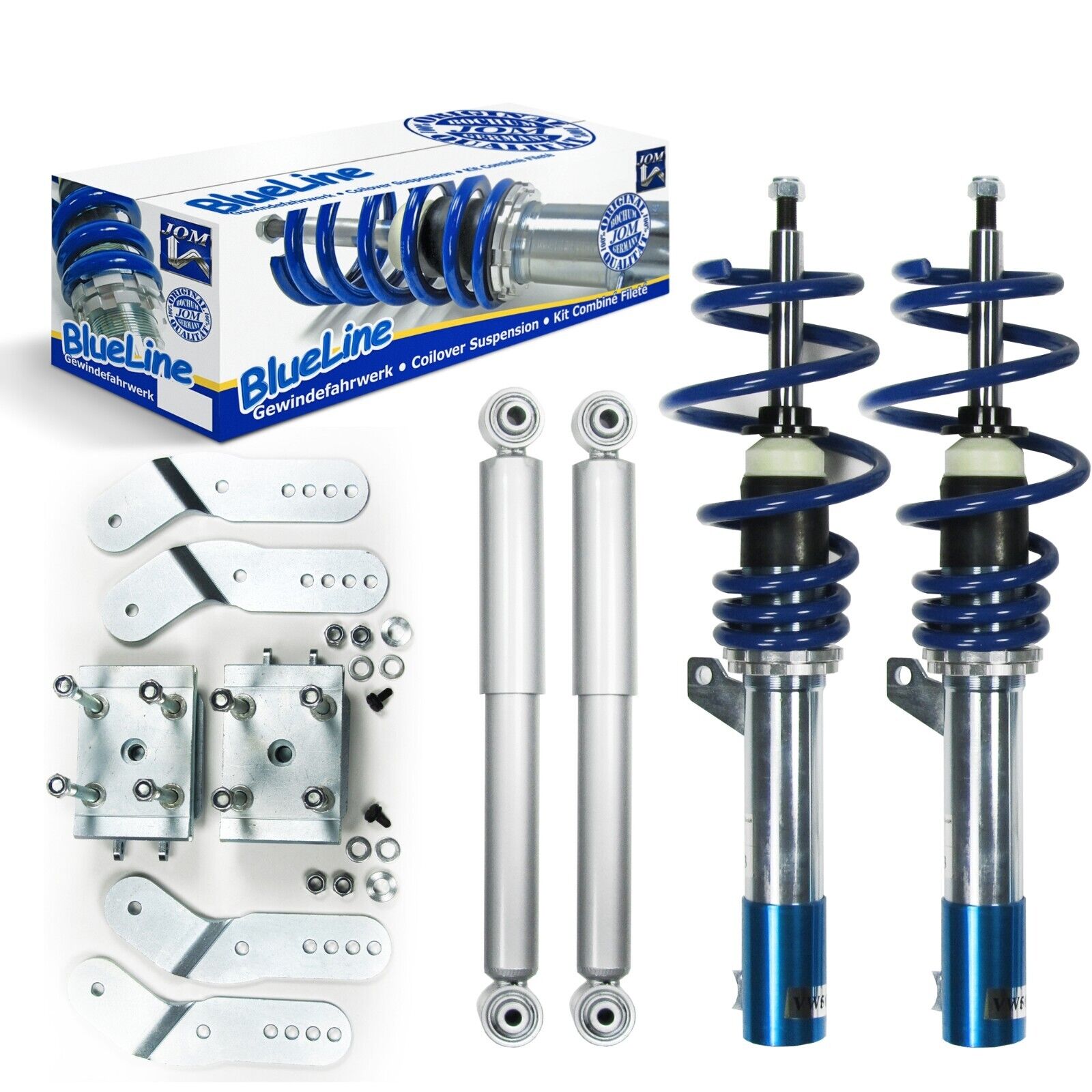 JOM Blueline Lowering Coilovers VW Caddy 3 MK3 2KA 2KB 1.9 2.0 TDi 2004+