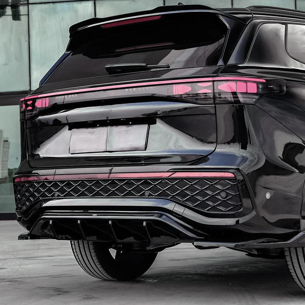 OW Rear Bumper Splitter Diffusor VW Tayron Standard R-Line Mk1 2025+ Gloss Black