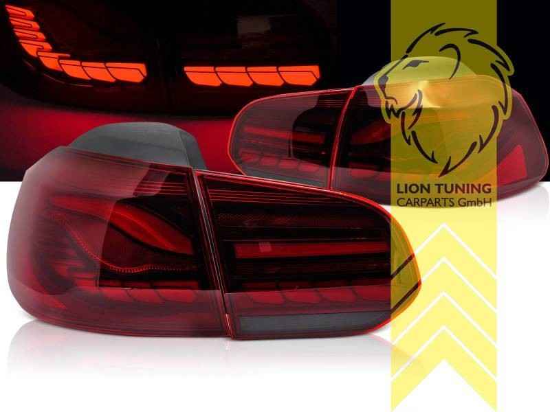 LTG Pair LED Rear Lights Lamps VW Golf 6 5K1 VI 08+ dark red cherry dynamic LHD