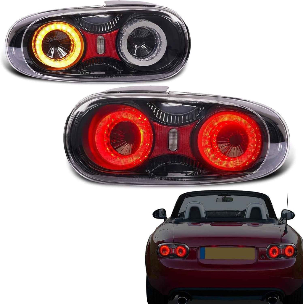 AC Pair LED DRL Rear lights Tail Lamps 09-15 Mazda MX-5 MK3 NC2 NC3 Miata LHD