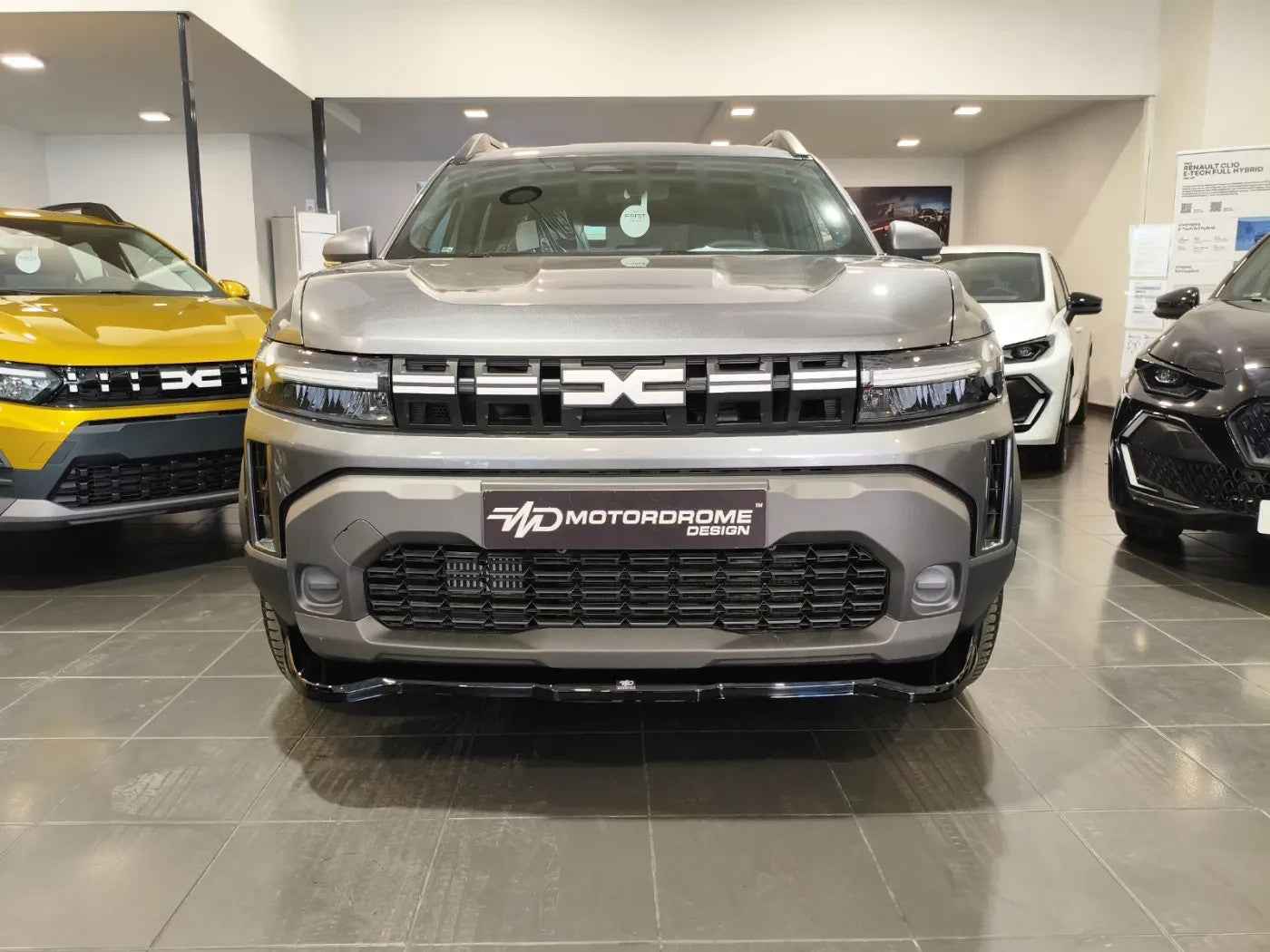 MTD Front Bumper Lower Splitter Spoiler Dacia Duster 3 Mk3 Gloss Black ABS