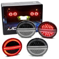 Rear LED Lamp Rear Lights Halo Laser Clear Black 05-13 Chevrolet C6 Corvette