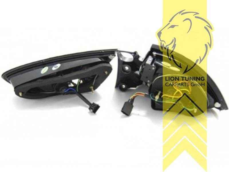 LTG Pair LED Rear Lights Tail Lamps Seat Leon 1P Facelift 09-12 smoke black LHD