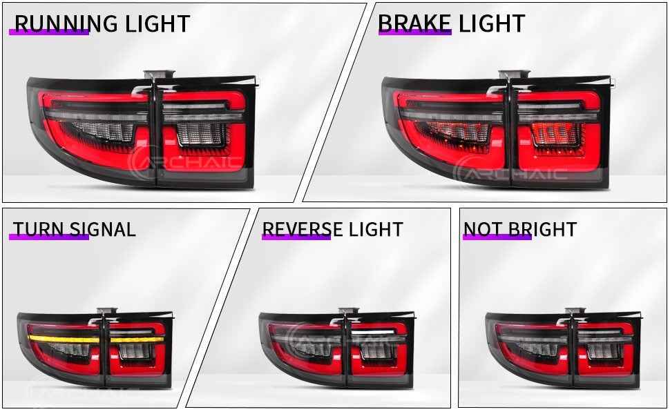 AC Pair Seq Anim LED DRL Rear lights LAND ROVER DISCOVERY SPORT L550 19-22
