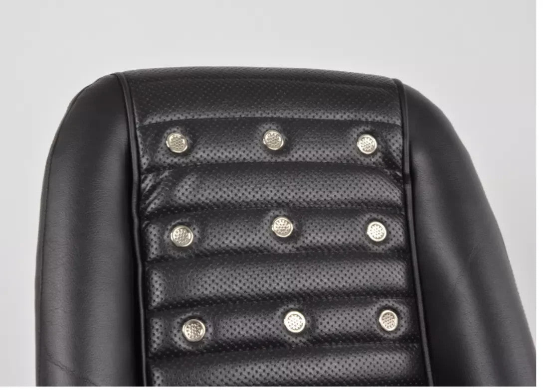 FKA Pair Bucket Seats Headrests Studded Classic Car Retro Kit Speedster Vintage