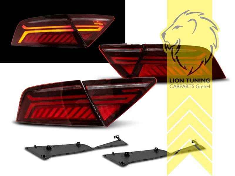 LTG Pair LED Dynamic Rear Lights Lamps Audi A7 4G C7 Sportback 10-18 LHD