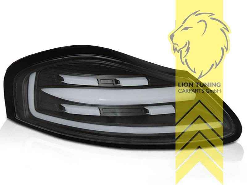 LTG Pair LED Dyna Rear Lights Tail Lamps Porsche Boxster 986 96-04 Black LHD RHD