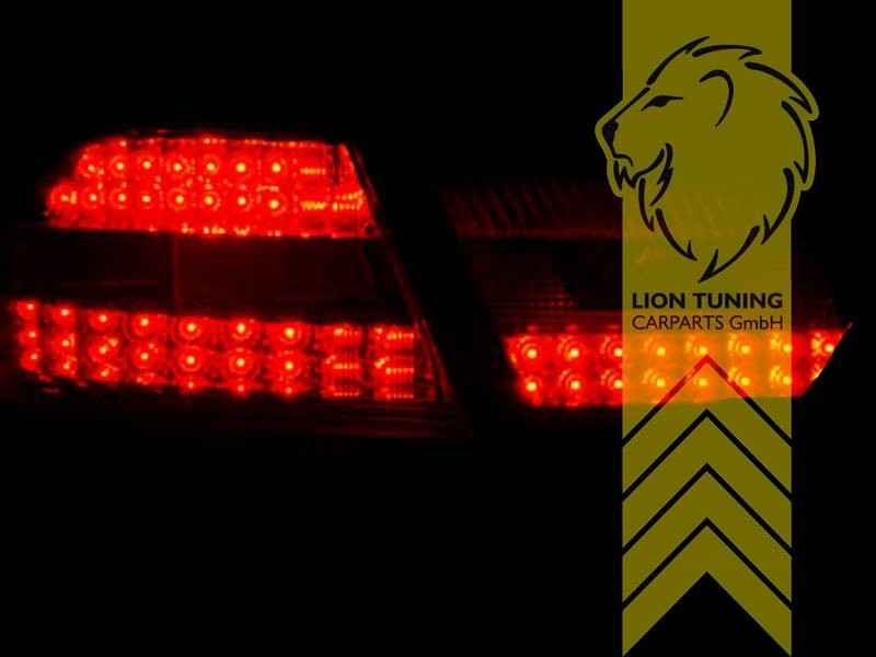 LTG Pair LED Rear Lights Lamps BMW E92 M3 E93 GTS Coupe 06-13 red black LHD