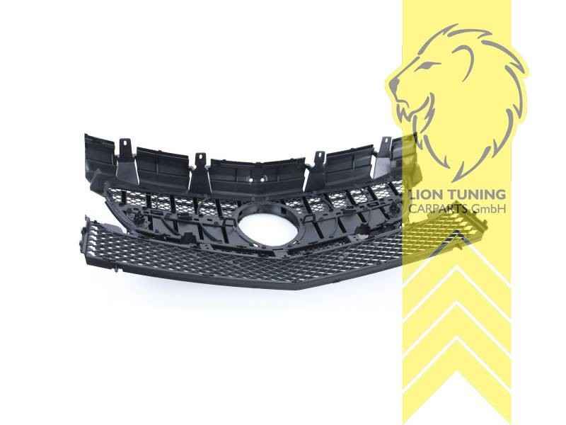 LTG radiator bumper grille Mercedes SLK R172 11-15 pre-facelift glossy black