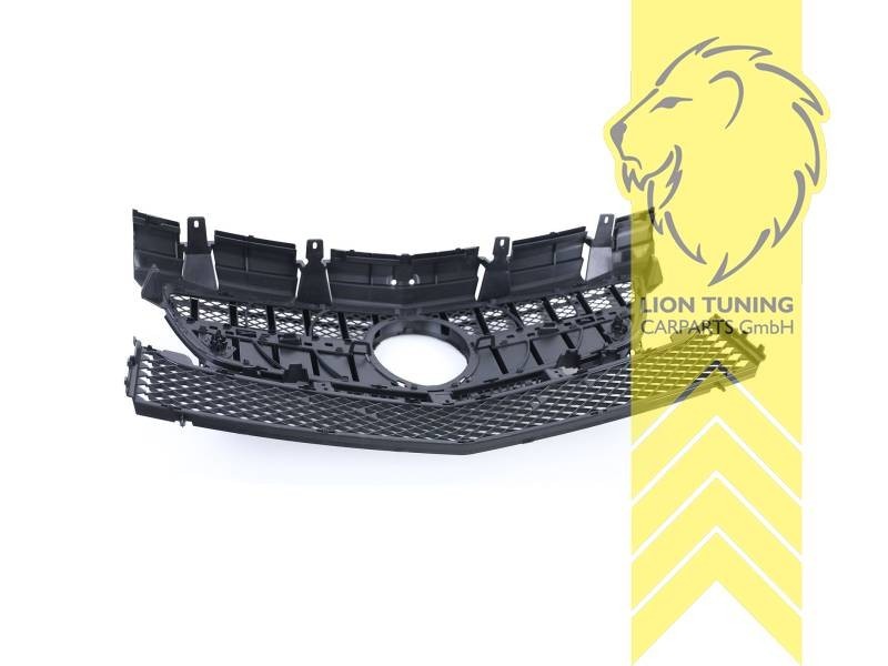 LTG radiator bumper grille Mercedes SLK R172 11-15 pre-facelift glossy black