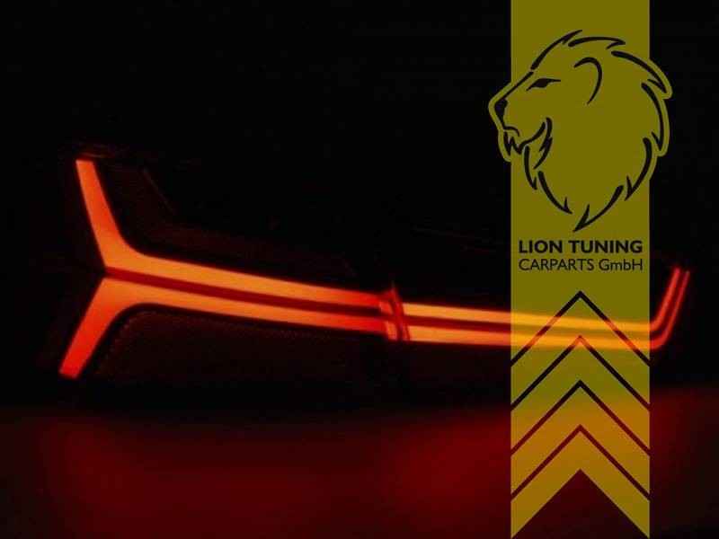 LTG Pair LED Dynamic Rear Lights Tail Lamps Audi A6 4G C7 10-14 Sedan Red LHD