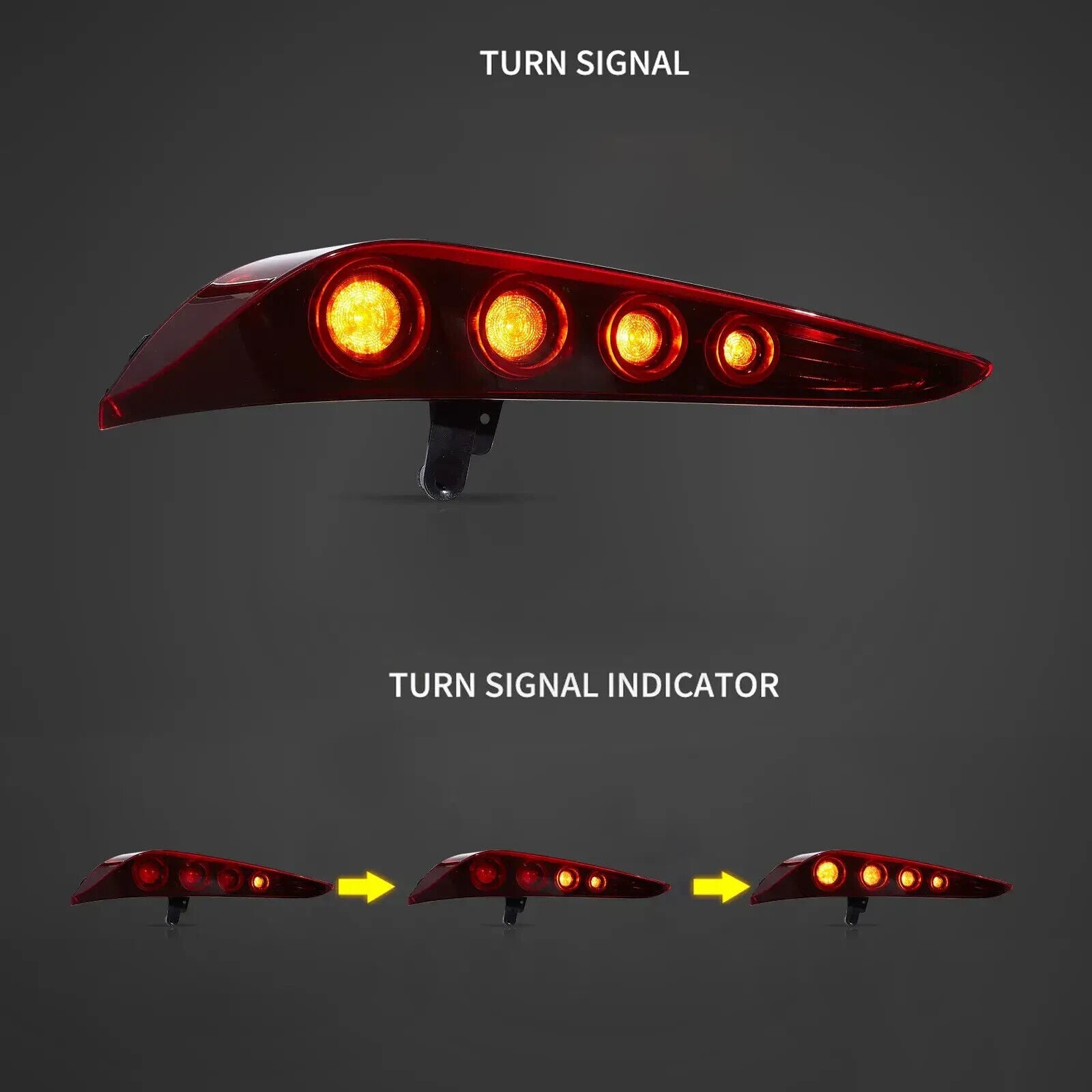 VLAND 19-24 Toyota GR Supra A90 A91 Dynamic Animate Lightbar LED DRL Rear Lights