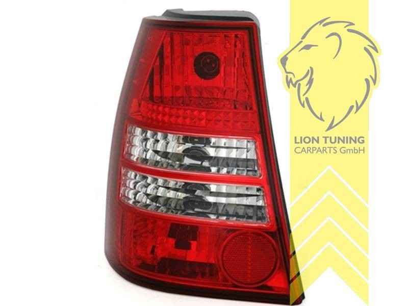 LTG Pair Halogen Rear Lights Tail Lamps VW Bora Golf 4 1J5 1J6 Variant red LHD