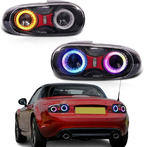 AC Pair RGB LED DRL Rear lights Tail Mazda Miata MX5 MX-5 MK3 NC2 NC3 09-15