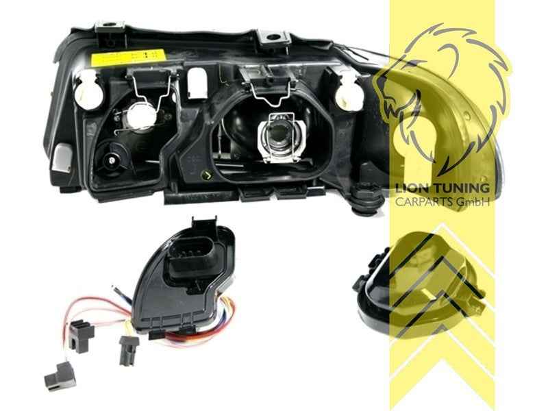 LTG LED DRL Headlights Audi A4 B5 8D sedan Avant facelift 94-01 chrome RHD LHD