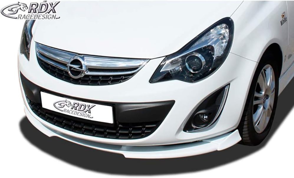 RDX Front Bumper Splitter Opel Vauxhall Corsa D Facelift 10-14 PU Unpainted