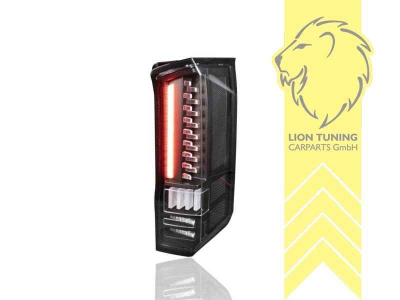 LTG Pair LED Rear Lights Lamps VW Crafter 2 Bus Van TGE SY SZ SX 16-23 black LHD