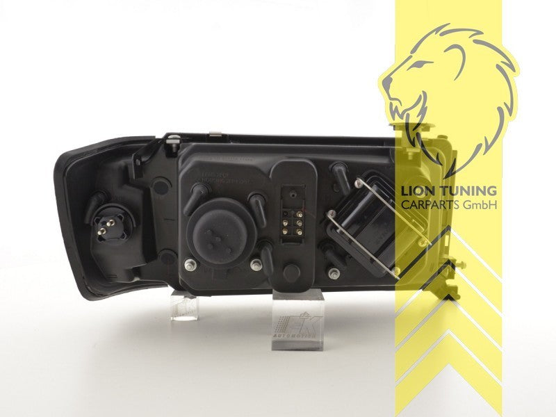 LTG Pair Halogen Headlights Mercedes W124 S124 C124 A124 E-Class 84-93 chrome HD