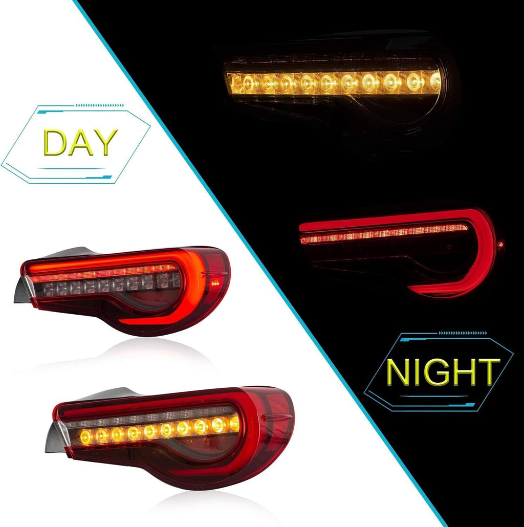 VLAND Toyota 86 GT86 BRZ Scion FR-S Lightbar LED DRL Rear Lights Tail Lamps LHD