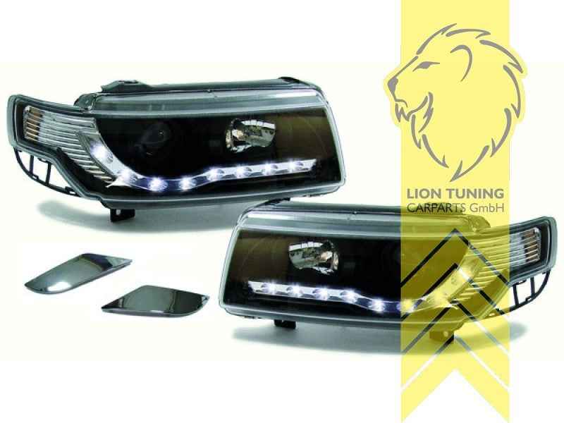 LTG Pair Headlights VW Passat B3 35i Facelift 93-97 sedan Variant black LHD