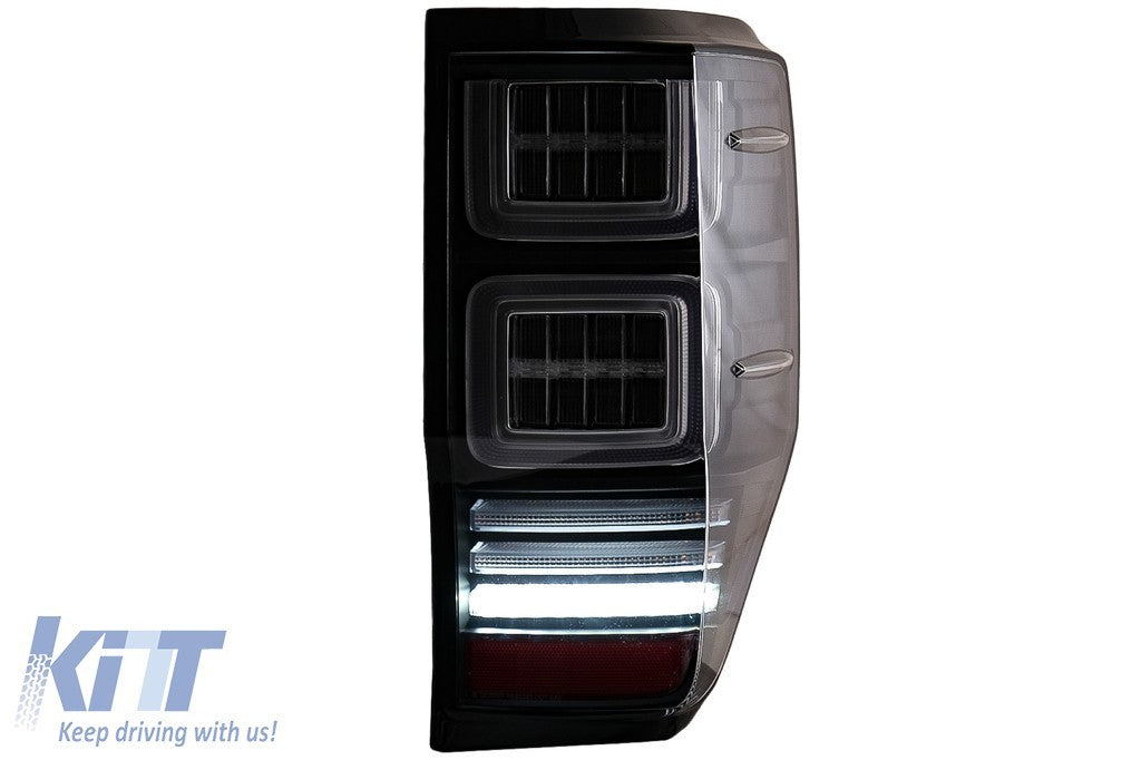 KT Pair LED Sequential Rear Lights Tail Lamps Ford Ranger 12-18 Dynamic LHD