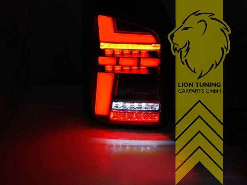 LT Pair LED Rear Lights VW T6 Bus Multivan Transporter dynamic for halogen LHD