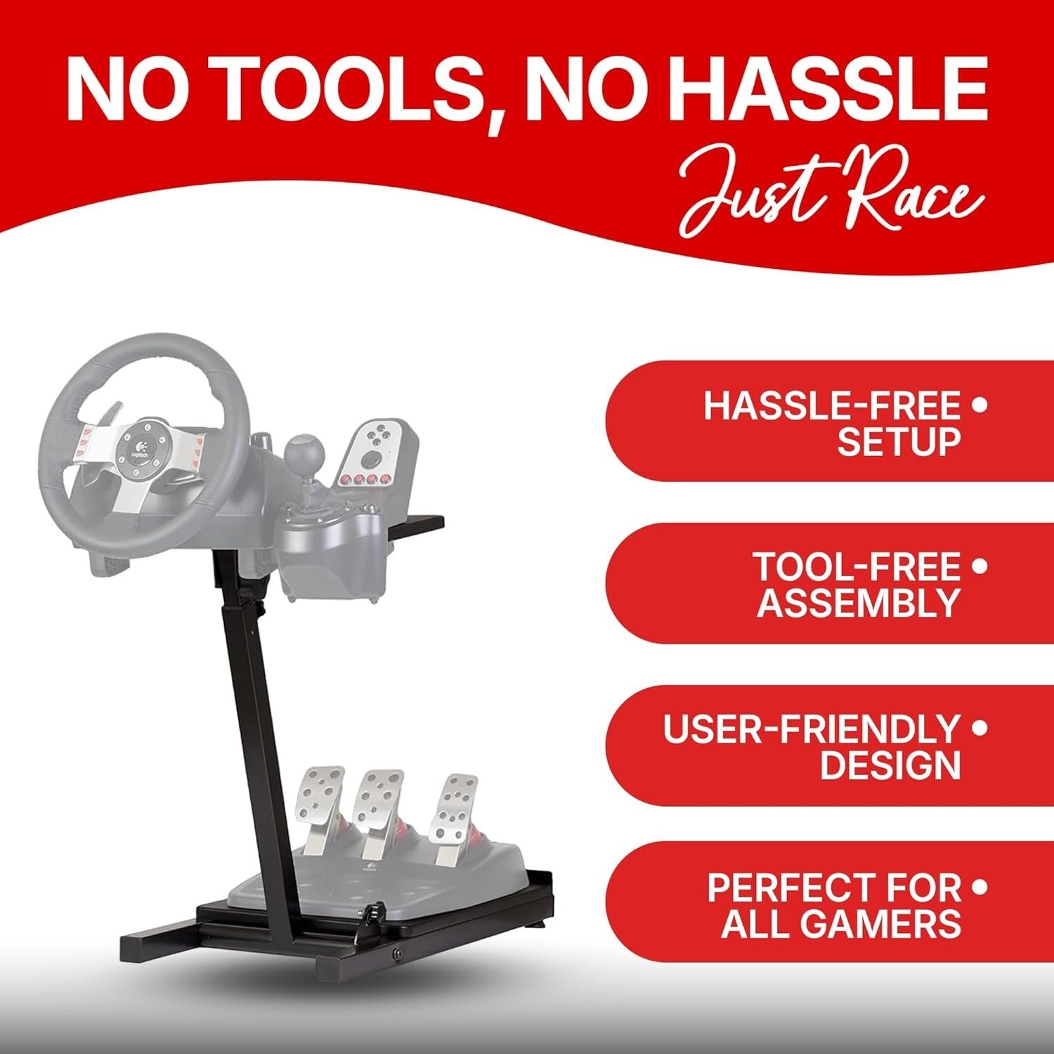 Driving Sim Racing Wheel Stand Frame Wheel Logitech Xbox Madcatz Thrustmaster