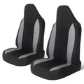 AUTOYOUTH Car Seat Covers Simple Bucket Style Universal Front Pair Fit for Car Truck SUV Van Seat Covers Car Seat Protector, Beige