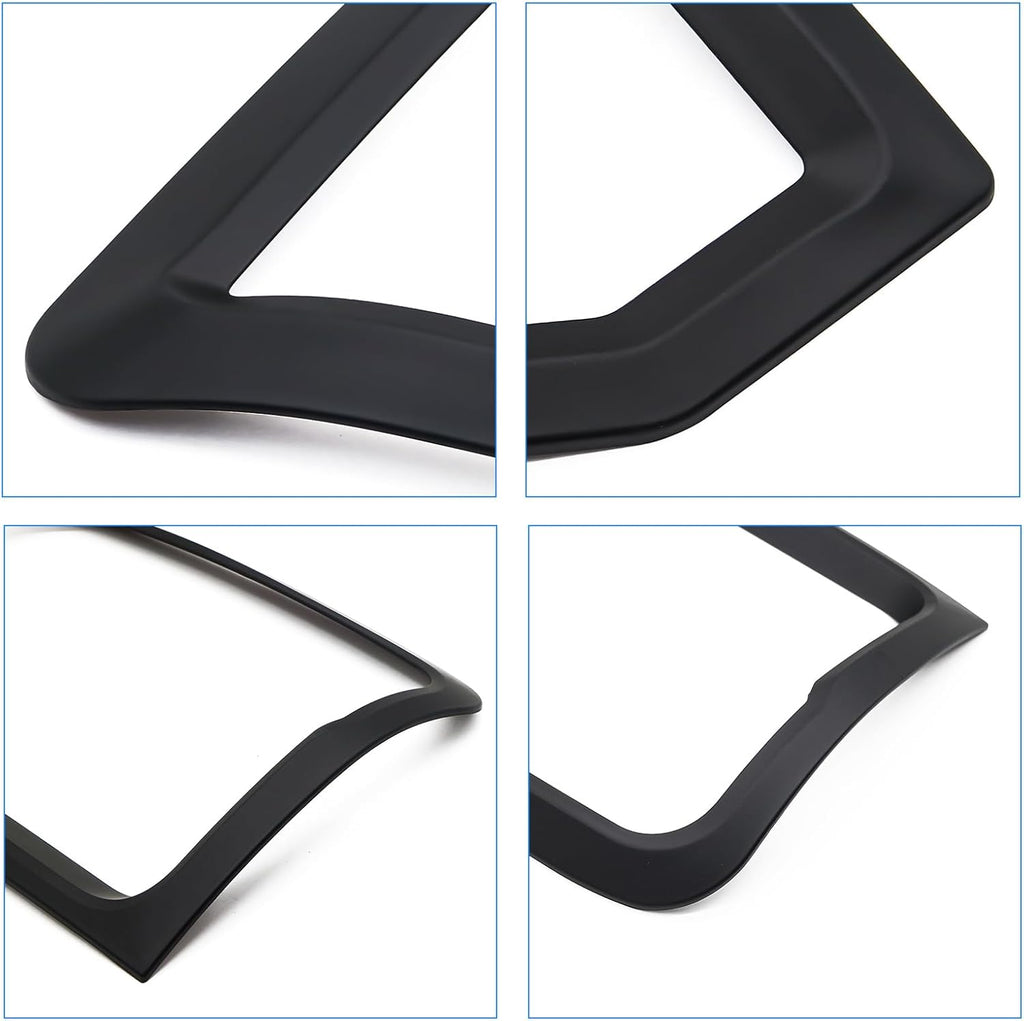 JHCHAN Headlight, Taillight Guard for VW Amarok Accessories 2011-2022 V5 V6 Aventura Atacama Canyon Highline Startline Trendline Front and Rear Light Kits Surround Trims Cover External Black Protector