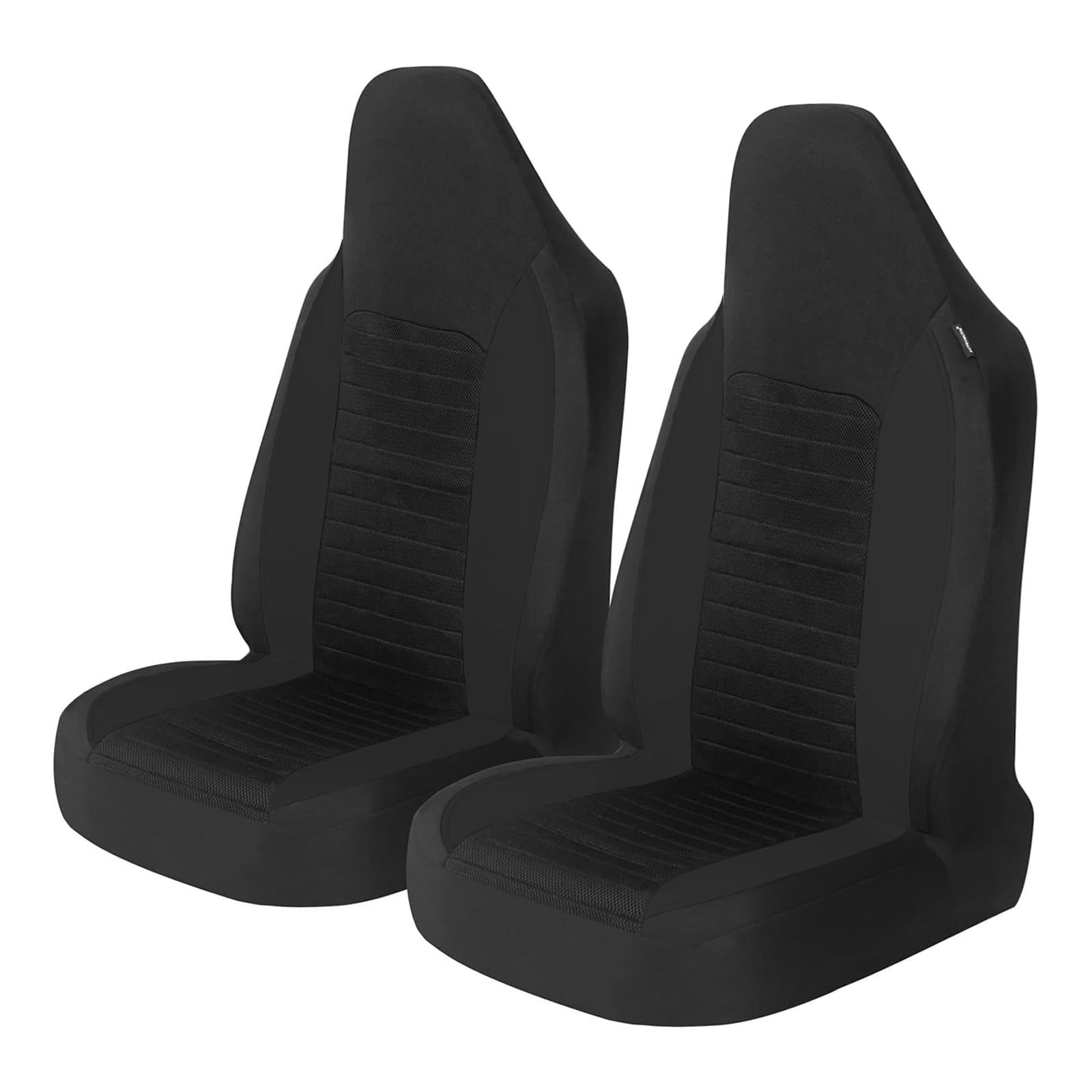 AUTOYOUTH Car Seat Covers Simple Bucket Style Universal Front Pair Fit for Car Truck SUV Van Seat Covers Car Seat Protector, Beige