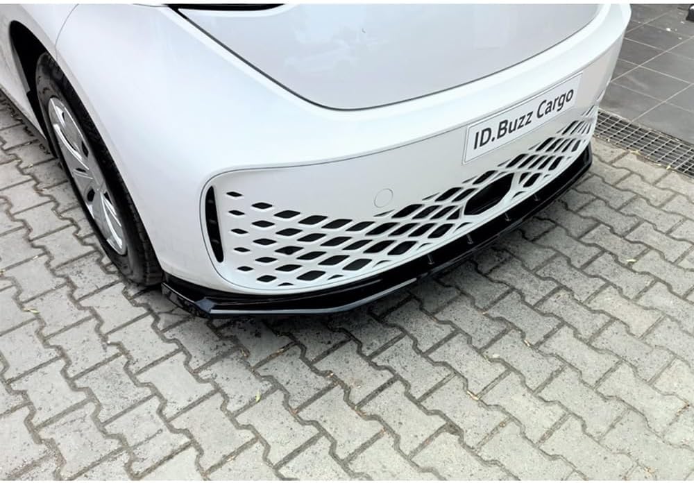 Motordrome Front spoiler compatible with Volkswagen ID.Buzz (Bus/Cargo) 2022- (ABS Gloss Black)
