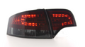 FK Audi A4 B7 8E 04-07 LED REAR Lights DRL Lightbar TAIL LIGHTS Black LHD - LJ Automotive