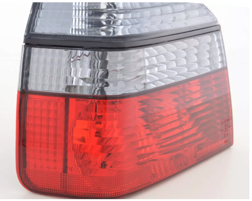 FK Pair VW GOLF MK 3 MK3 3 CLEAR REAR LIGHTS TAIL LAMPS GTi 1HXO 92-97
