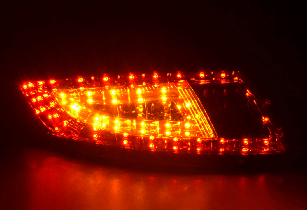 FK Pair LED Rear Lights Porsche 911 type 997 05-09 red / clear Lightbar LHD GT3