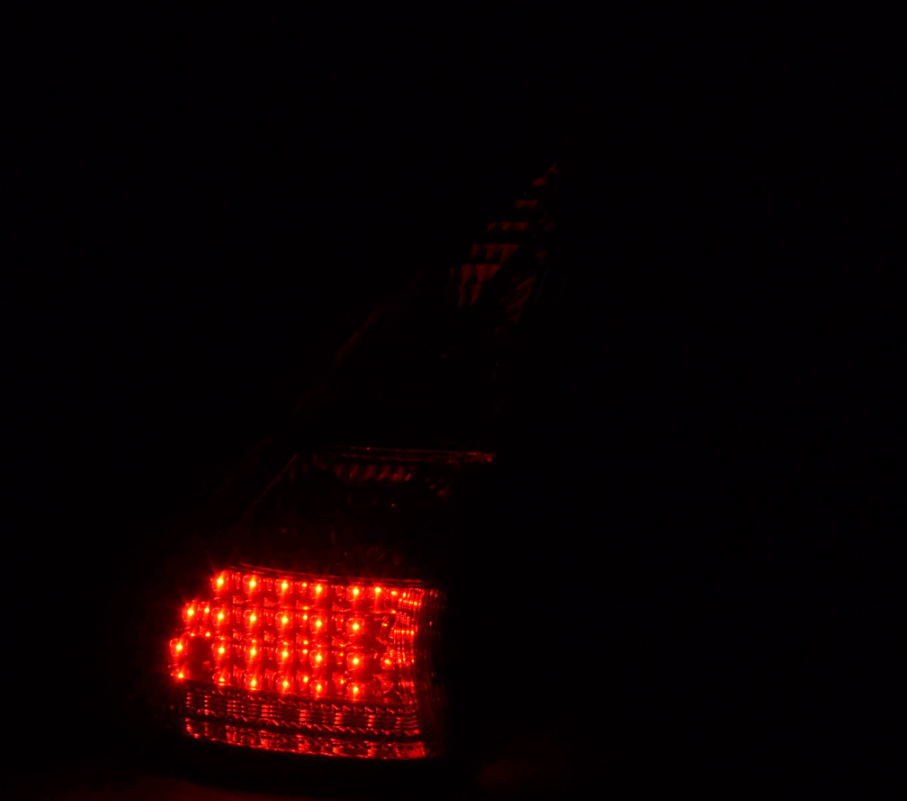 FK Set of Citroen C4 3-door. Type L 04- clear / red LED LIGHTBAR REAR LIGHTS