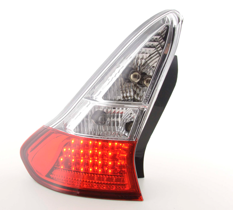 FK Set of Citroen C4 3-door. Type L 04- clear / red LED LIGHTBAR REAR LIGHTS